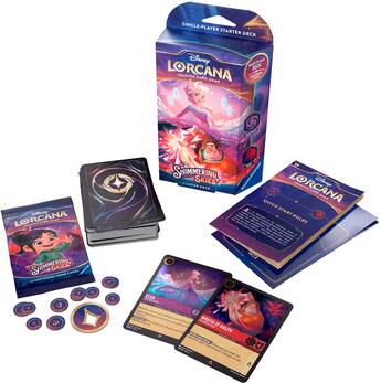 lorcana starter decks amazon Ravensburger Disney TCG: The First Chapter - Amber & Amethyst Single-Player Deck | Engaging Gameplay | Over 200 Original Disney Artworks and challenge fellow Disney enthusiasts Ravensburger Disney Lorcana TCG: Rise