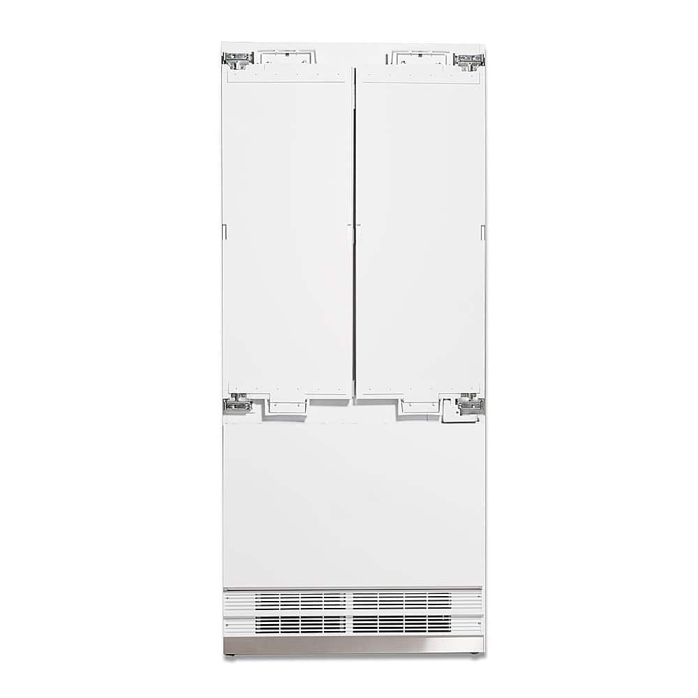 Front. Thor Kitchen - 19.6-Cu. Ft. Built-In Panel Ready French Door Refrigerator - White.