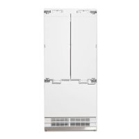 Thor Kitchen - 19.6-Cu. Ft. Built-In  Panel Ready French Door Refrigerator - White - Front_Zoom