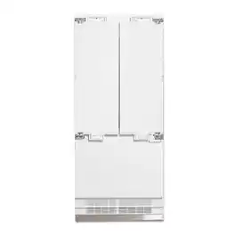 Thor Kitchen - 19.6-Cu. Ft. Built-In Panel Ready French Door Refrigerator - White