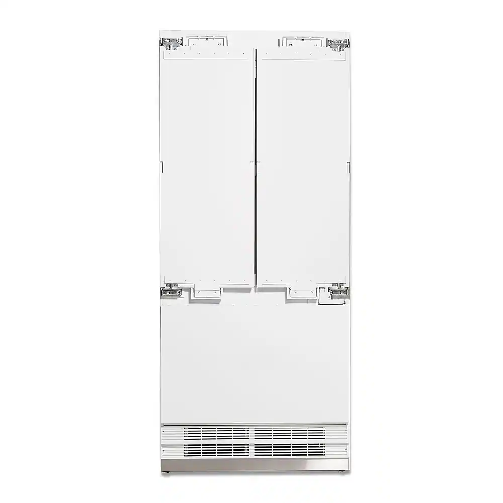 Front. Thor Kitchen - 19.6-Cu. Ft. Built-In  Panel Ready French Door Refrigerator - White.