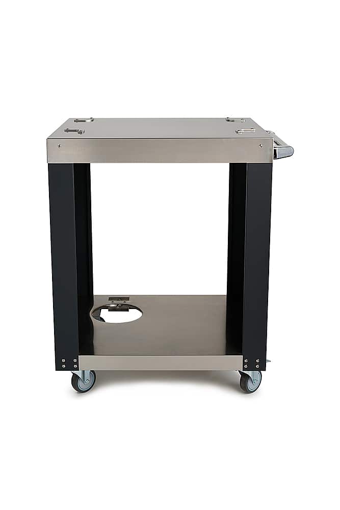 Coyote Outdoor Living - 30" Cart for Coyote Hybrid Pizza Oven - Black - Angle_Zoom