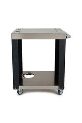Coyote Outdoor Living - 30" Cart for Coyote Hybrid Pizza Oven - Black - Angle_Zoom