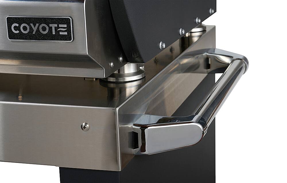Alt View 11. Coyote Outdoor Living - 30" Cart for Coyote Hybrid Pizza Oven - Black.