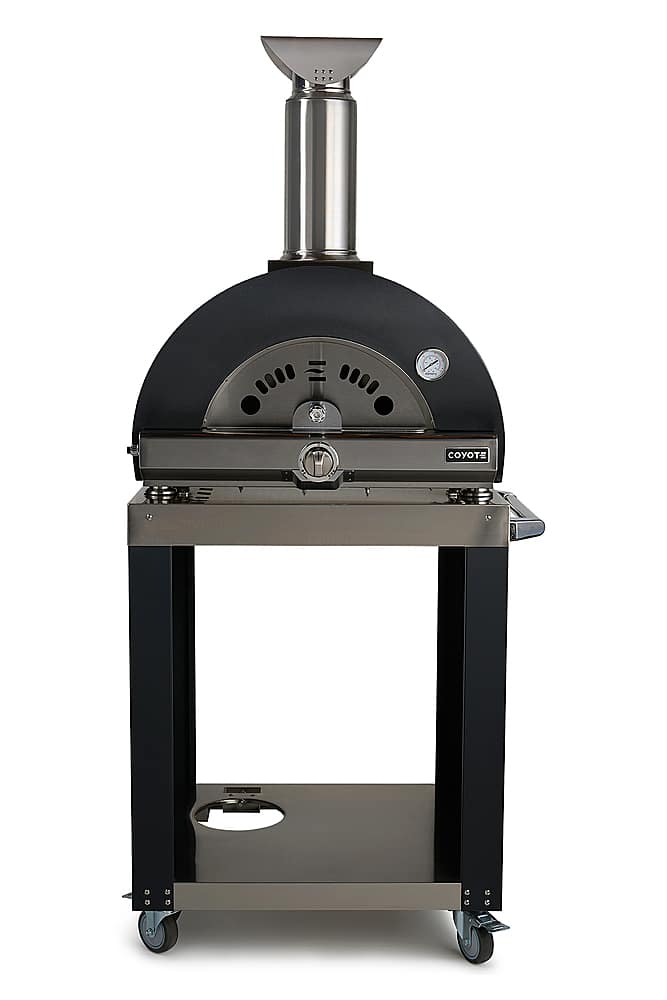 Coyote Outdoor Living 30" Cart for Coyote Hybrid Pizza Oven Black