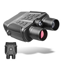 Rexing - B1 Binoculars w/ Compass and Flashlight - Black - Angle_Zoom