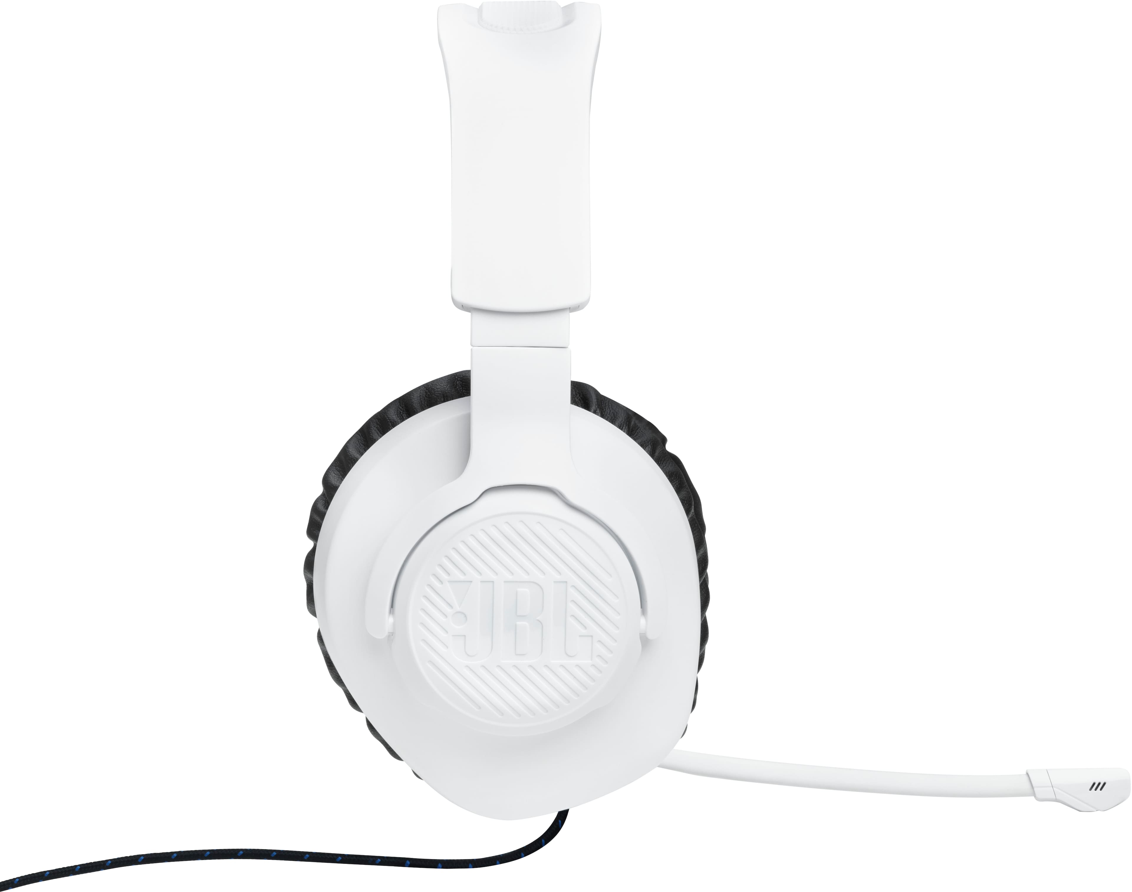 Alt View 11. JBL - Quantum 100P Wired Gaming Headset - White.