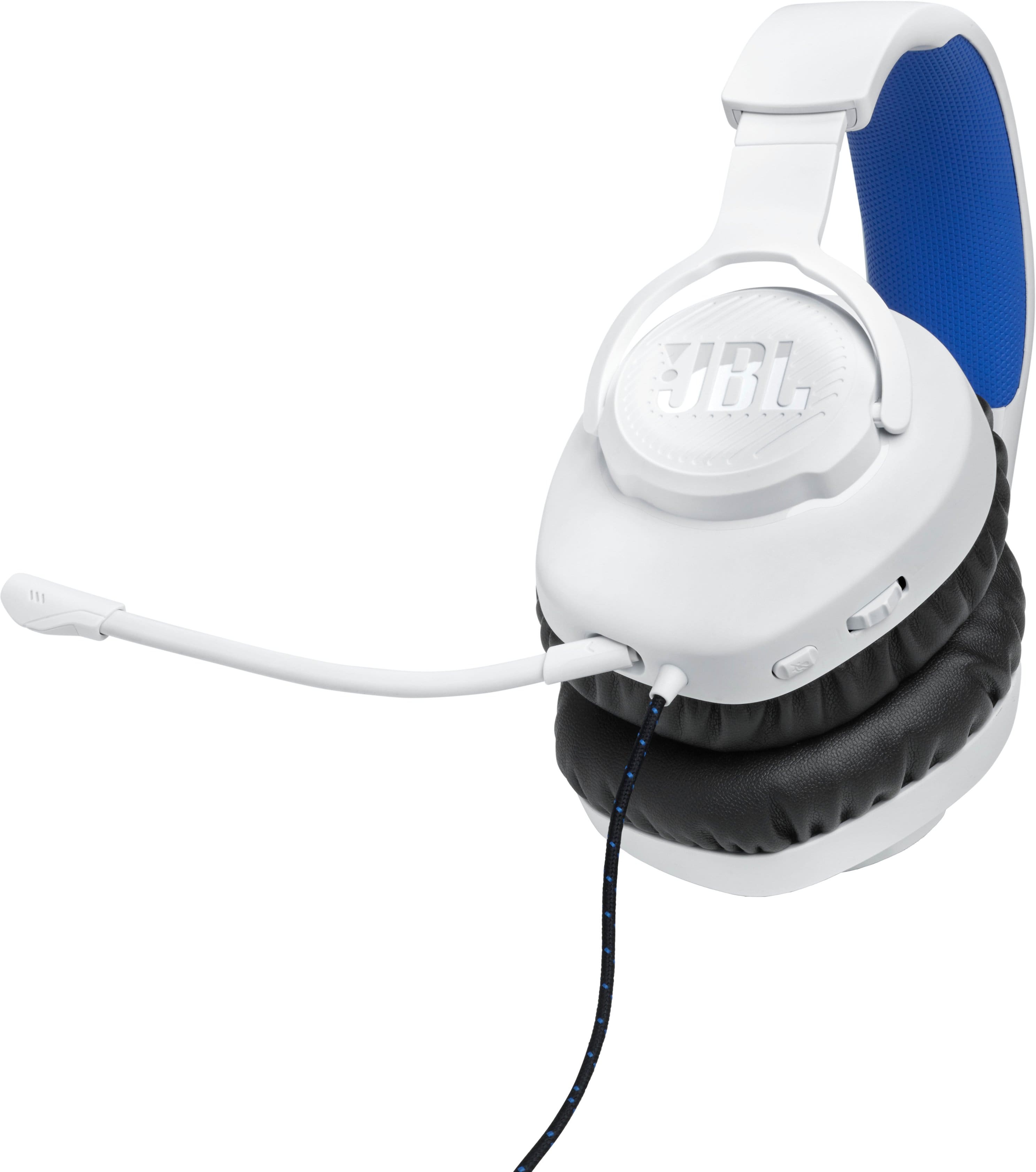 Alt View 16. JBL - Quantum 100P Wired Gaming Headset - White.