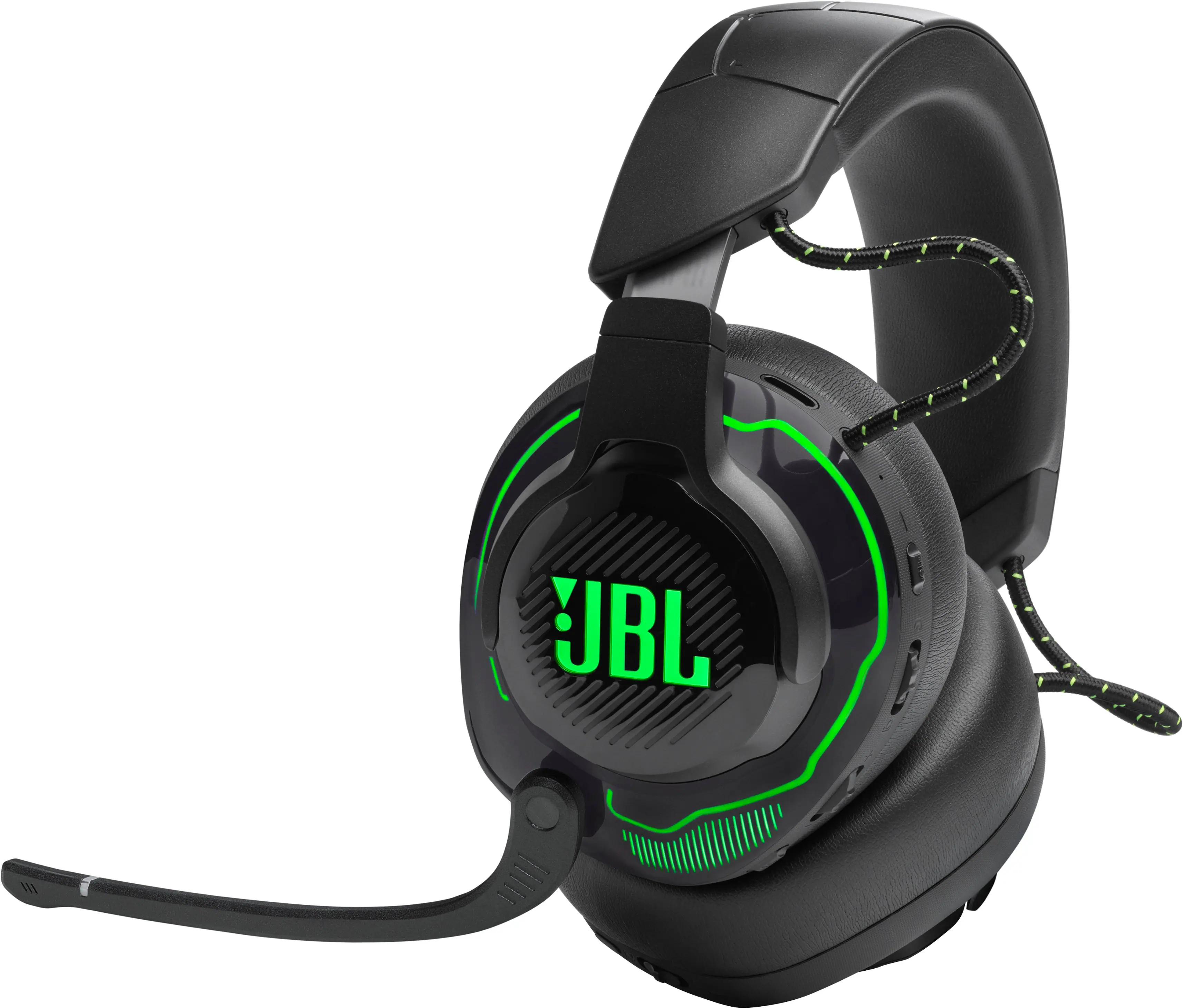 Front. JBL - Quantum 910X Wireless Gaming Headset - Black.