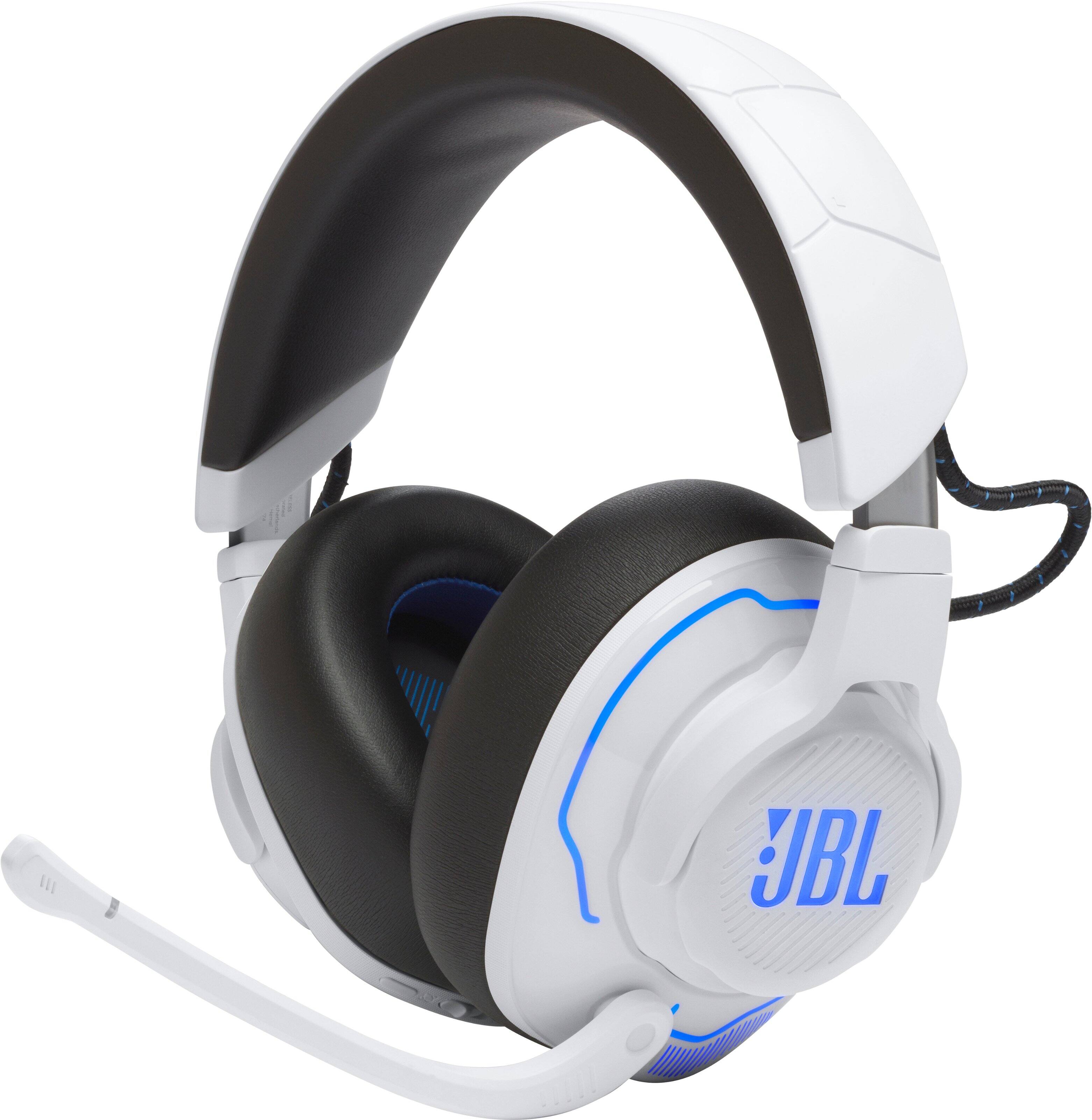 Angle. JBL - Quantum 910P Wireless Gaming Headset - White.
