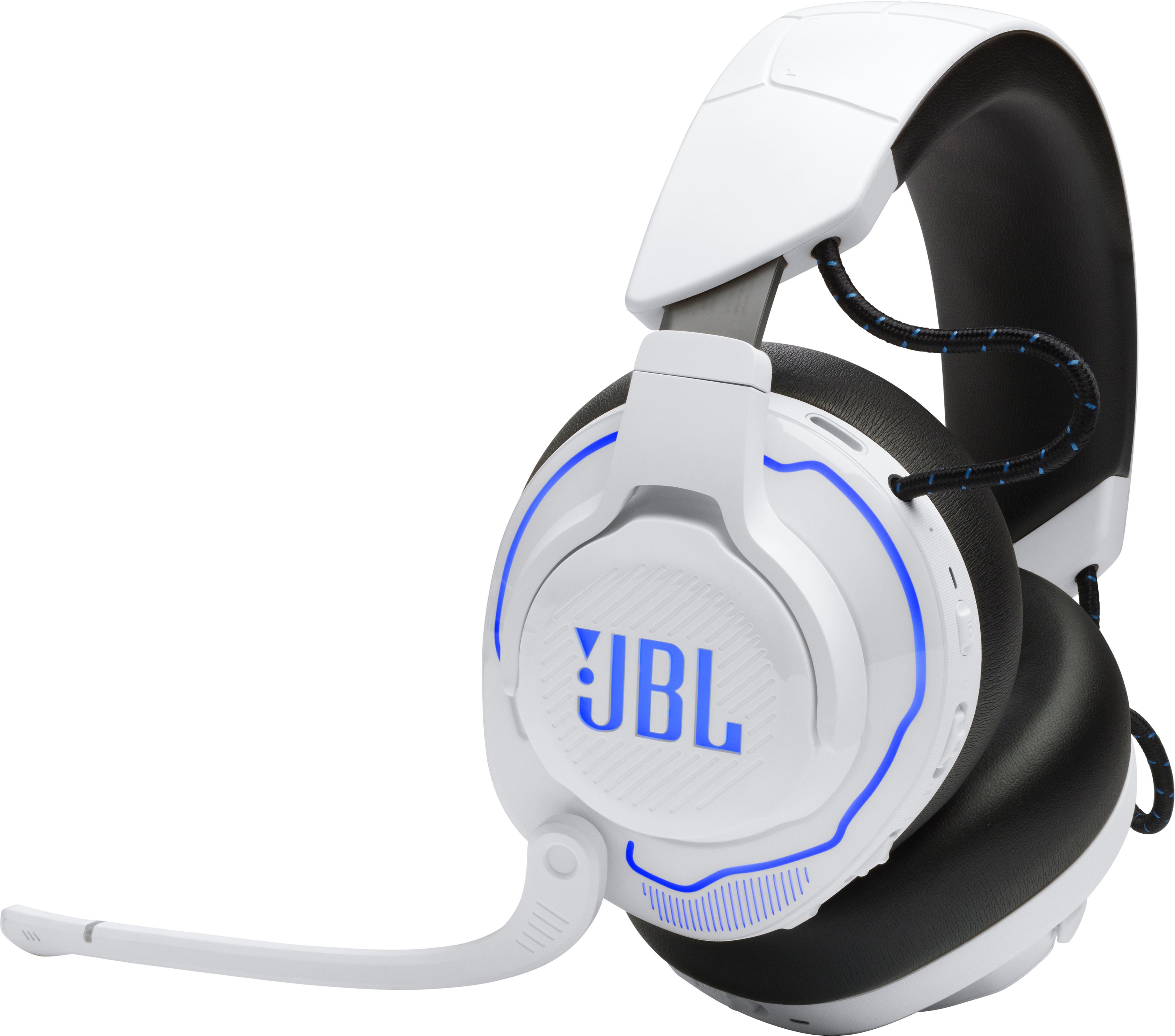 JBL - Quantum 910P Wireless Gaming Headset for PS5, PS4, PC, and Switch - White - Front_Zoom