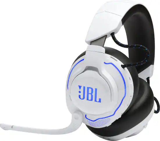 JBL Quantum 910P Wireless Gaming Headset for PS5 PS4 PC Switch and Xbox White JBLQ910PWLWHTBLUAM Best Buy