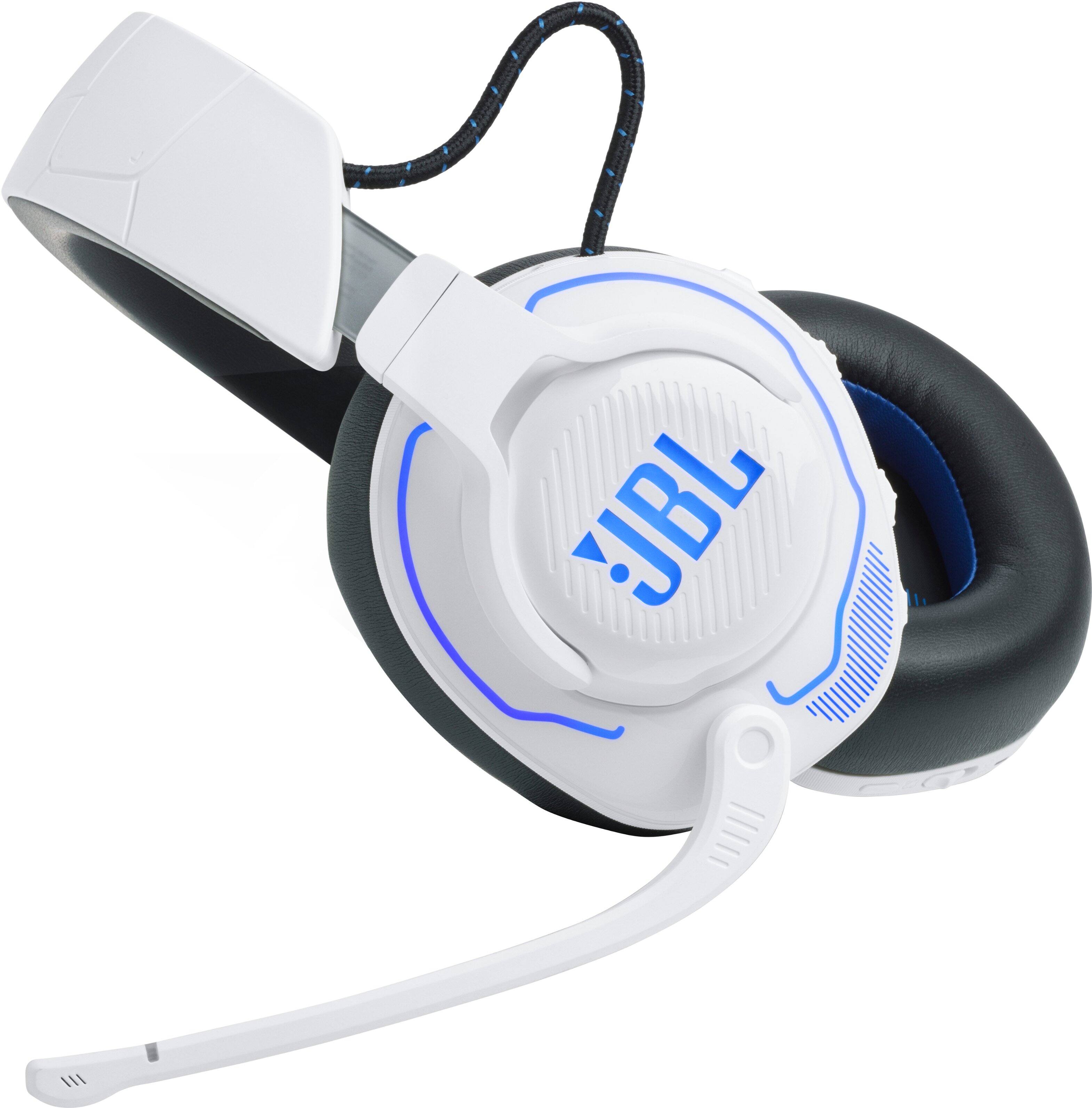 Alt View 19. JBL - Quantum 910P Wireless Gaming Headset - White.