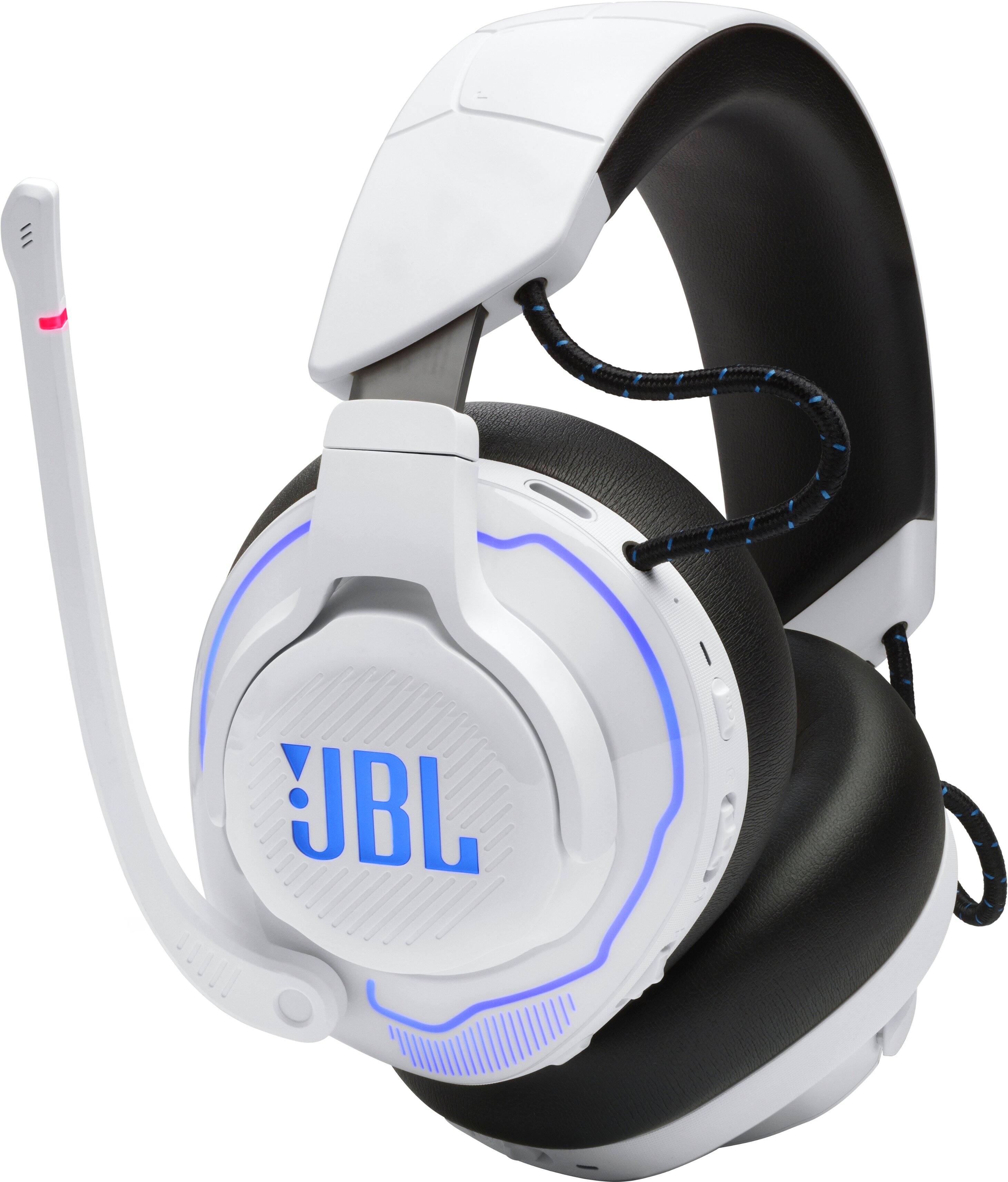 Left. JBL - Quantum 910P Wireless Gaming Headset - White.