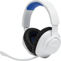 JBL - Quantum 360P Wireless Gaming Headset for PS5, PS4, PC, Switch and Xbox - White - Front_Zoom