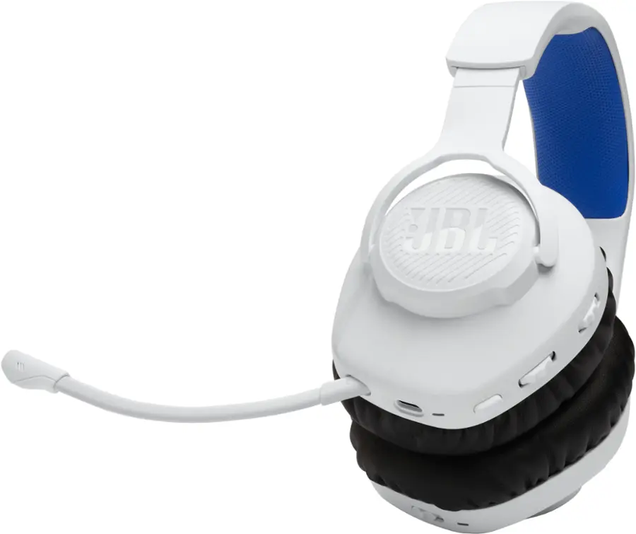 Alt View 16. JBL - Quantum 360P Wireless Gaming Headset - White.