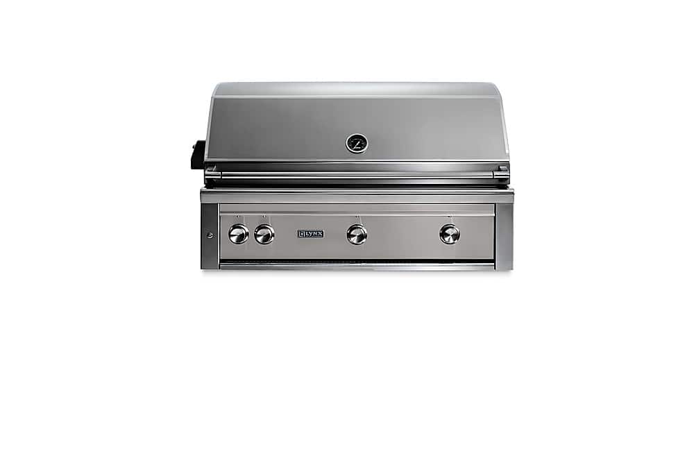 Angle. Viking - Professional 42-inch Built-In Gas Grill - Limestone.