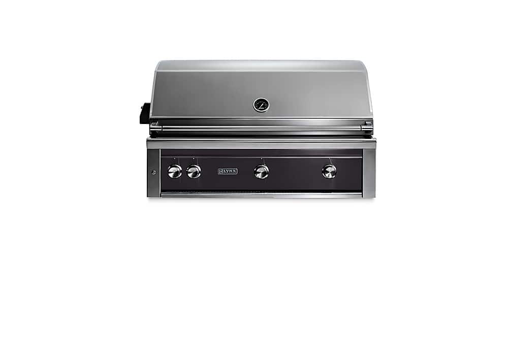 Angle. Viking - Professional 42-inch Built-In Gas Grill - Obsidian.