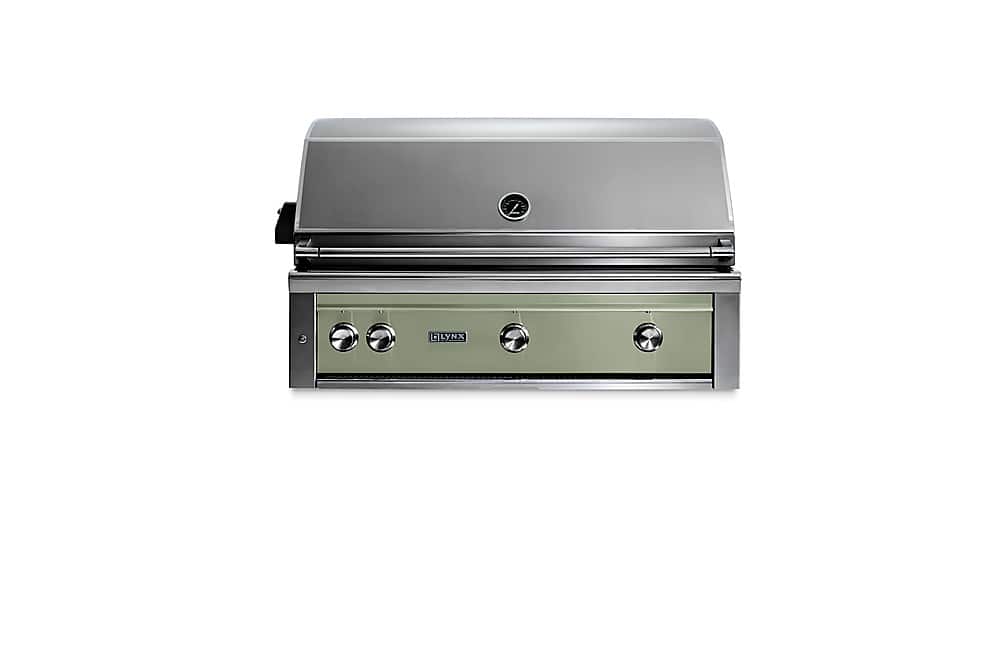Angle. Viking - Professional 42-inch Built-In Gas Grill - Desert Sage.