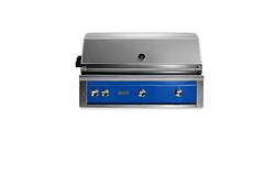 Viking - Professional 42-inch Built-In Gas Grill - Pacific Blue - Angle_Zoom