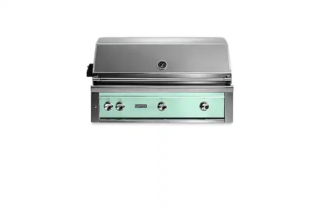 Angle. Viking - Professional 42-inch Built-In Gas Grill - Surf.