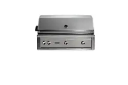 Viking - Professional 42-inch Built-In Gas Grill - Limestone - Angle_Zoom