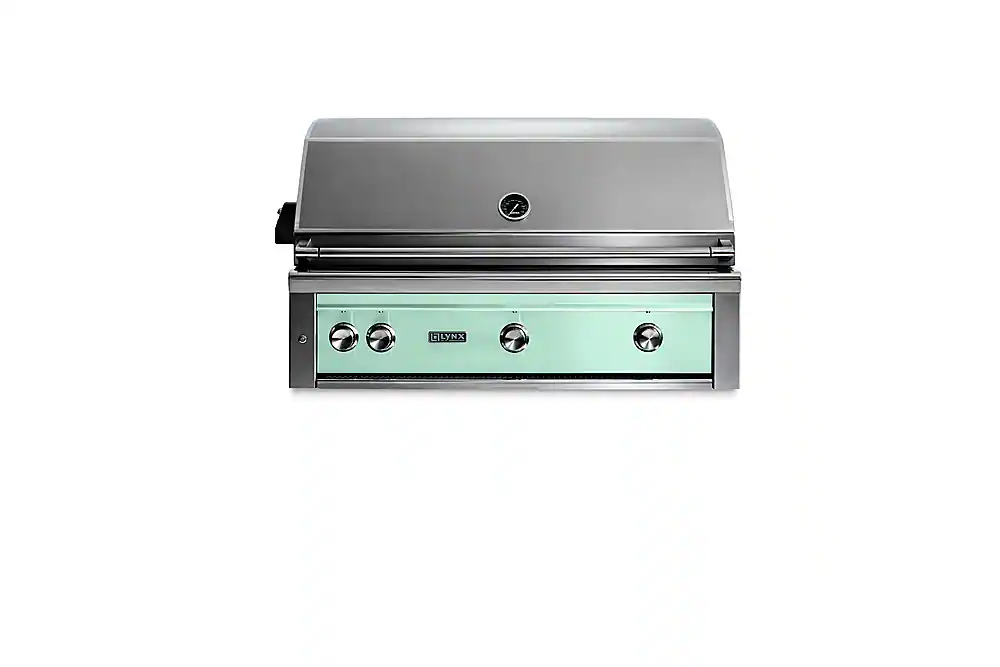 Angle. Viking - Professional 42-inch Built-In Gas Grill - Surf.