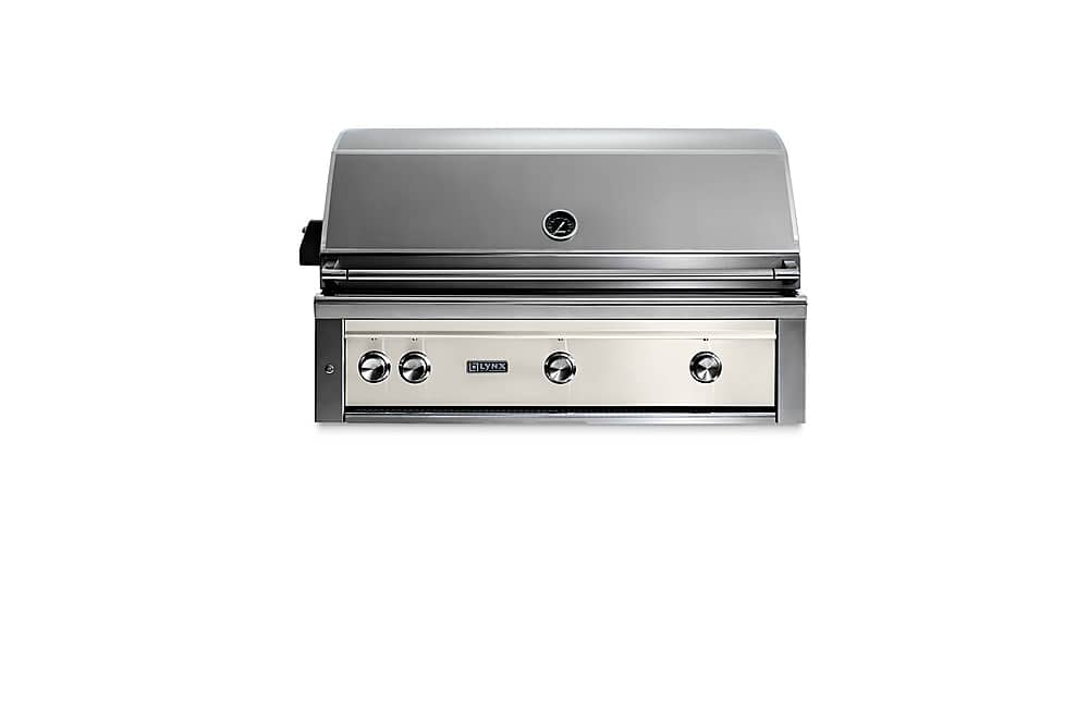 Angle. Viking - Professional 42-inch Built-In Gas Grill - Glacier.