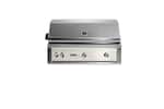 Angle. Viking - Professional 42-inch Built-In Gas Grill - Glacier.