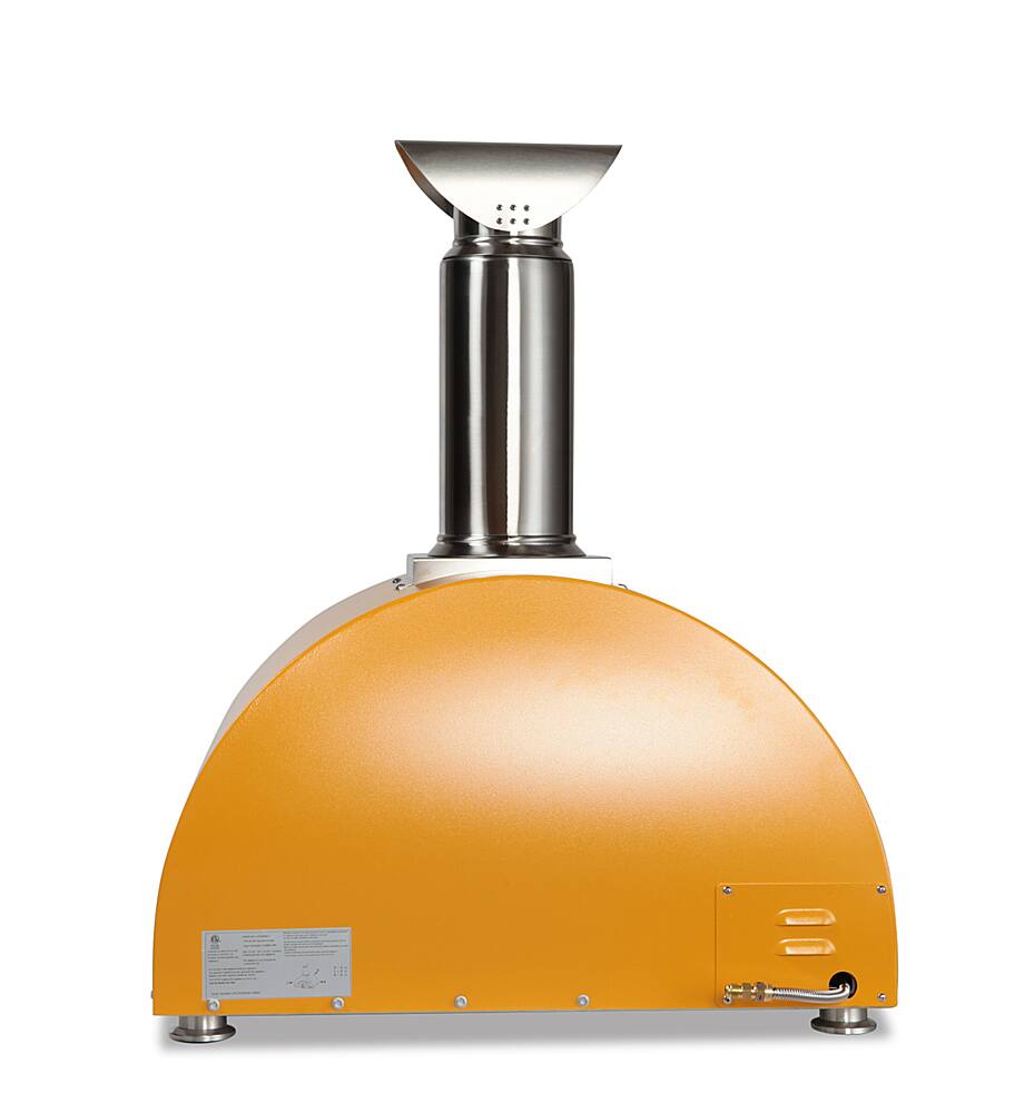 Alt View 11. Coyote Outdoor Living - The Coyote OutdoorLiving Multi-Fuel 30" pizza oven - wood/NG - Yellow.
