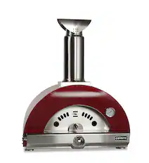 Front. Coyote Outdoor Living - The Coyote OutdoorLiving Multi-Fuel 30" pizza oven - wood/NG - Red.