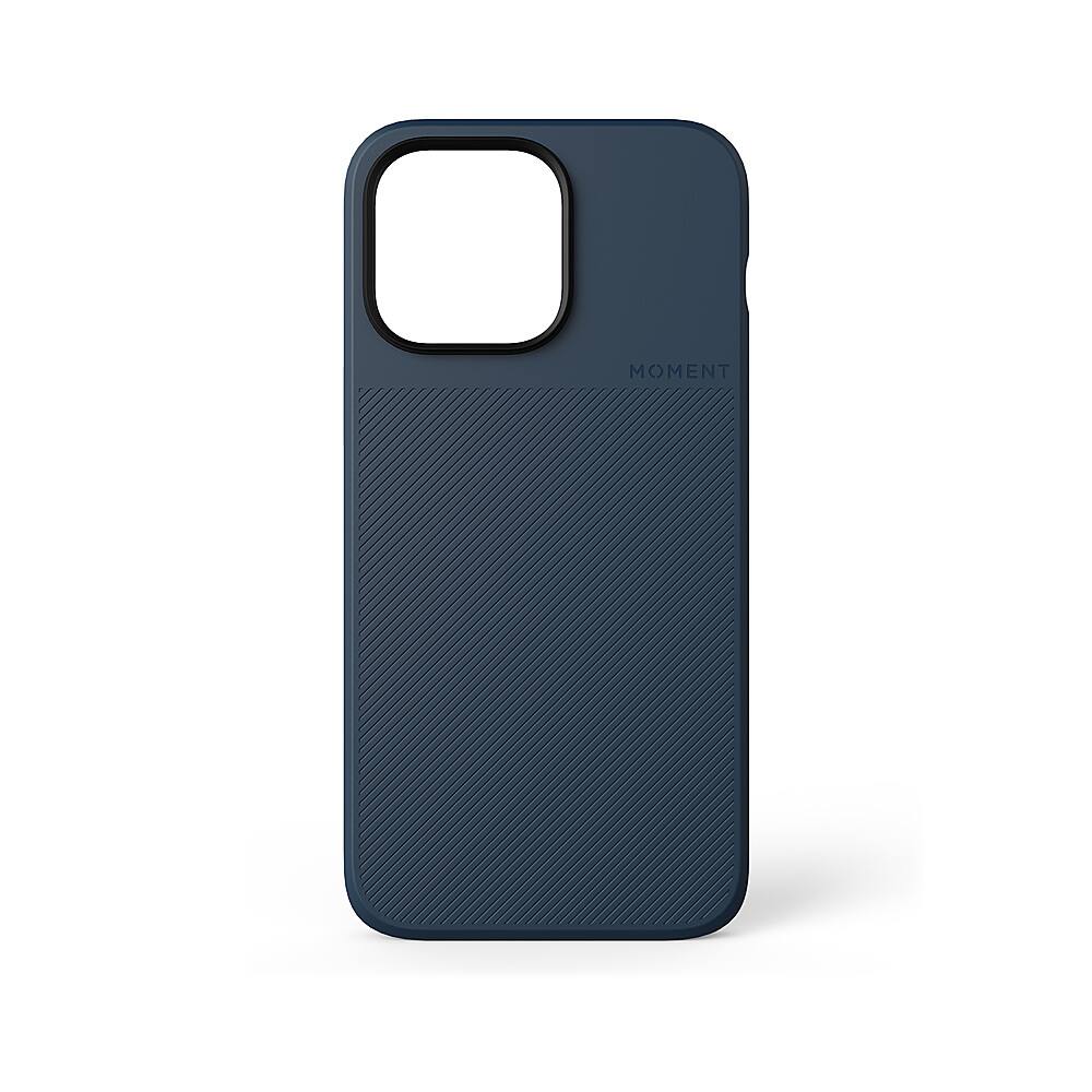 Front. Moment - Magsafe Compatible Case for iPhone 14 Pro Max w/ Drop-In Lens Mount - Indigo.