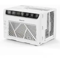 Hisense - 5,000 BTU 150 Sq. Ft. Window Air Conditioner - White - Front_Zoom