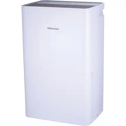 Front. Hisense - 50-pint Dehumidifier - White.