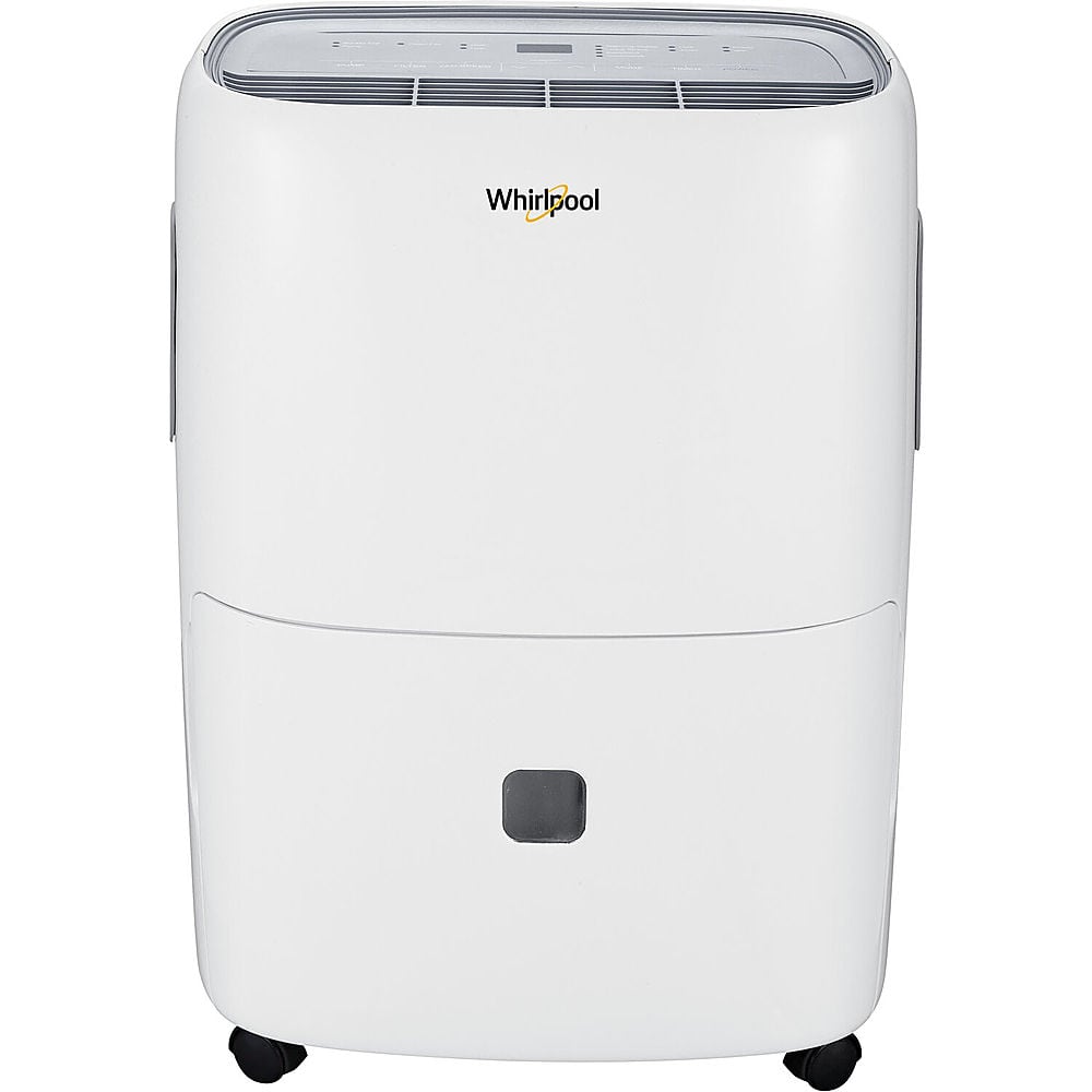 Whirlpool - Energy Star 50-Pint Dehumidifier - White - Front_Zoom