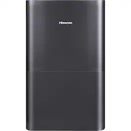 Hisense - 50-pint Dehumidifier with Built-in Pump - Black