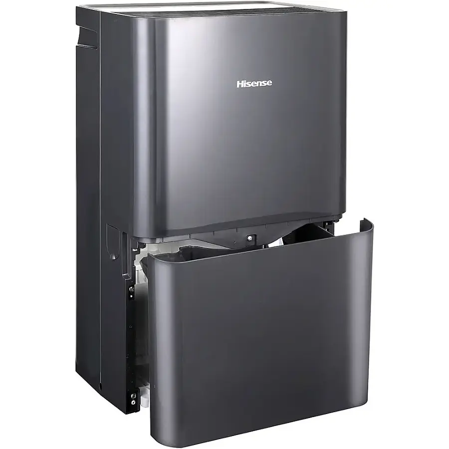Alt View 26. Hisense - 50-pint Dehumidifier with Built-in Pump - Black.