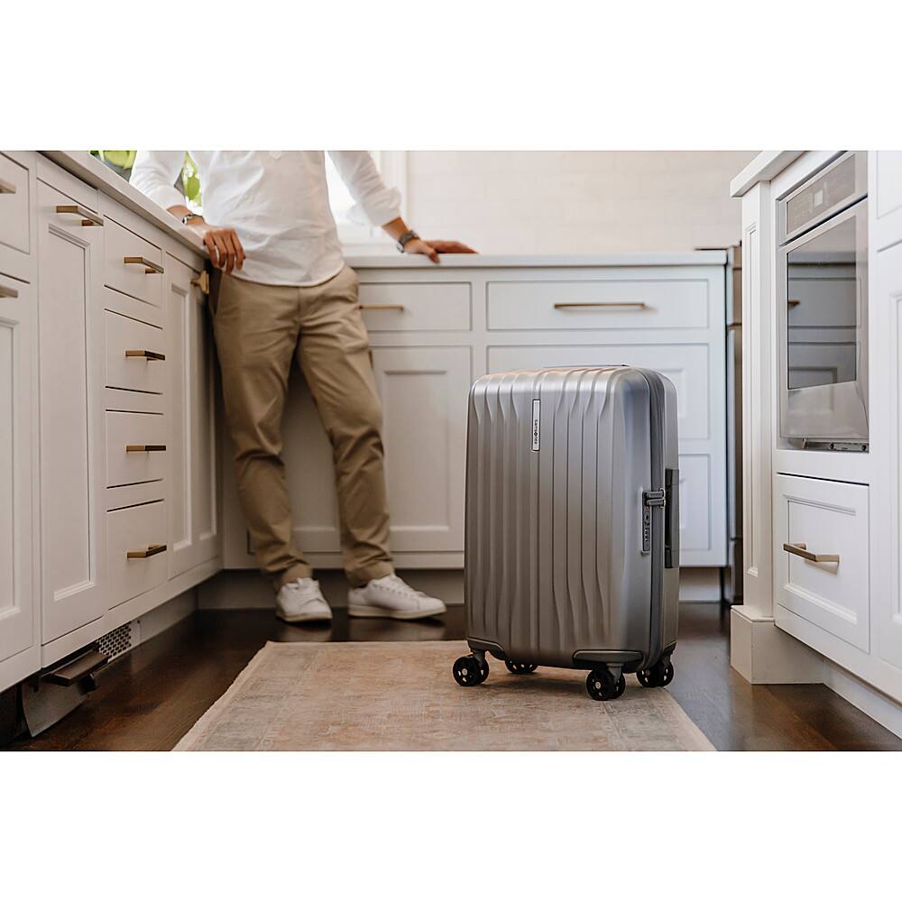 Alt View 18. Samsonite - UpLIFT HS 20" Expandable Carry on Spinner Suitcase - Silver Shimmer.