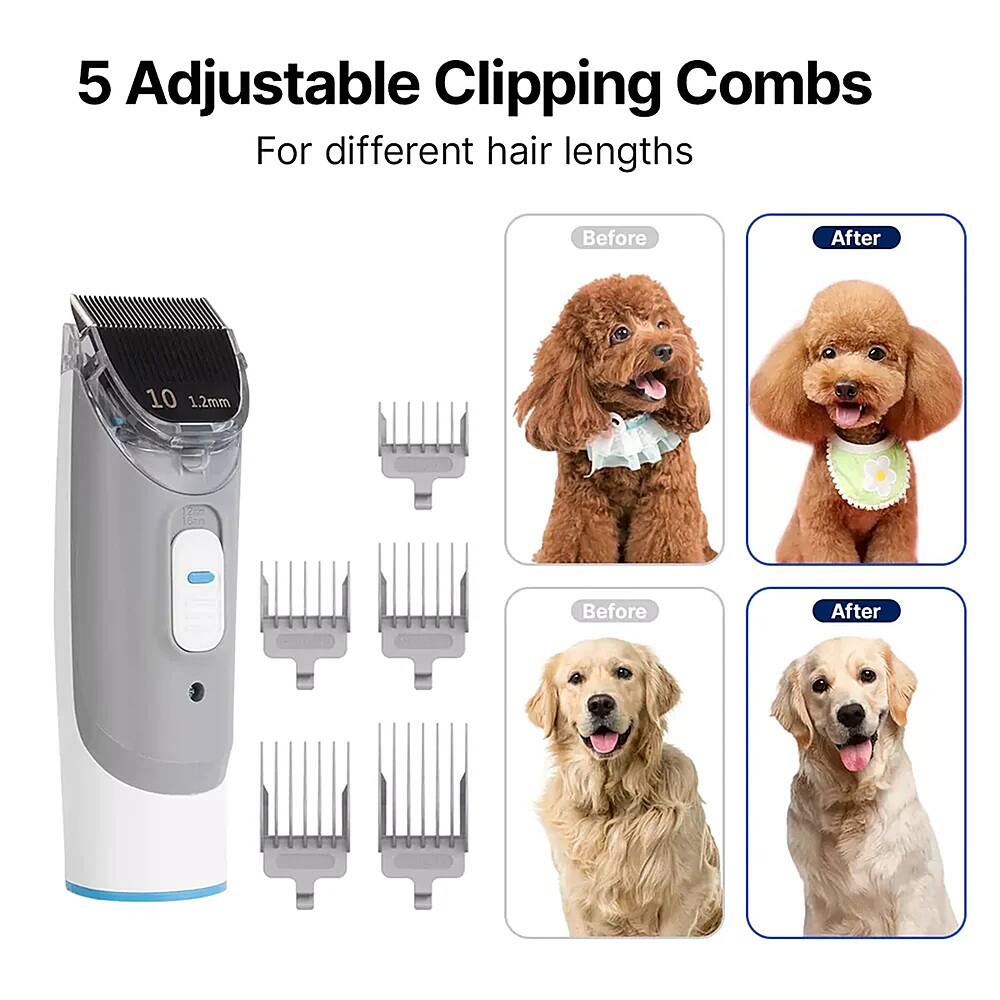 5 Adjustable Clipping Combs For Different Hair Lengths: Before and After