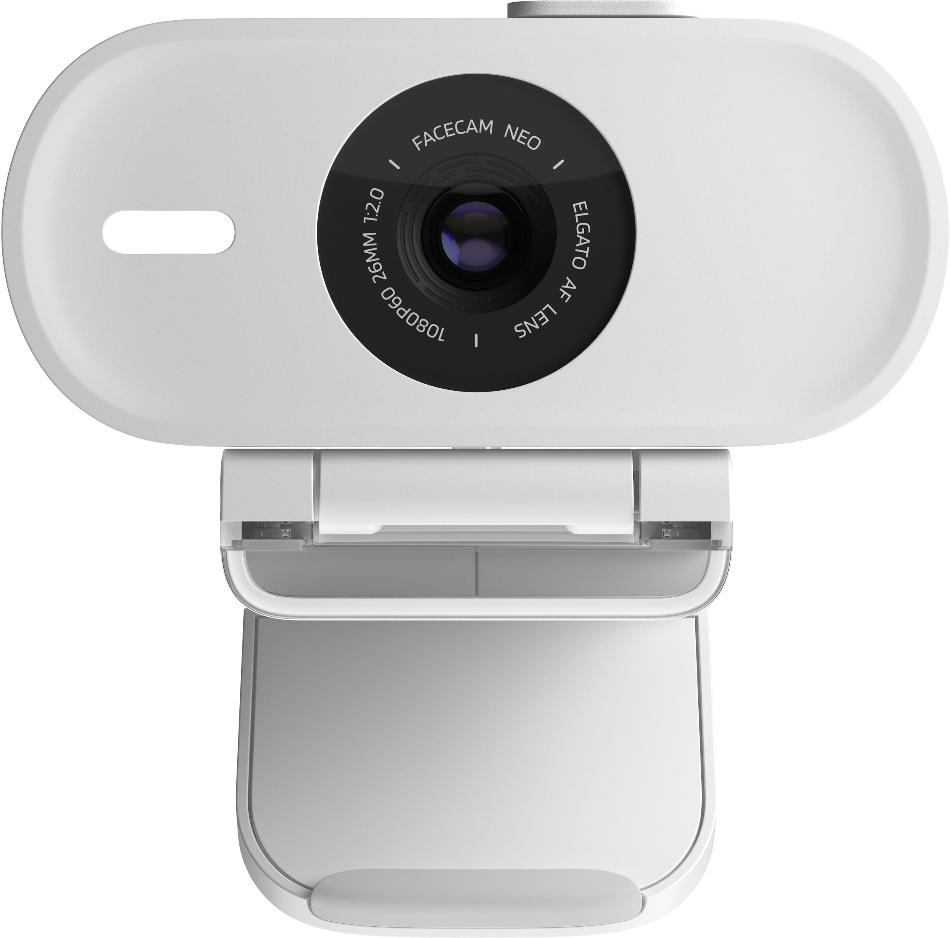 Elgato - Facecam Neo 1080p60 Full HD Webcam for Video Conferencing, Gaming, and Streaming - White - Front_Zoom
