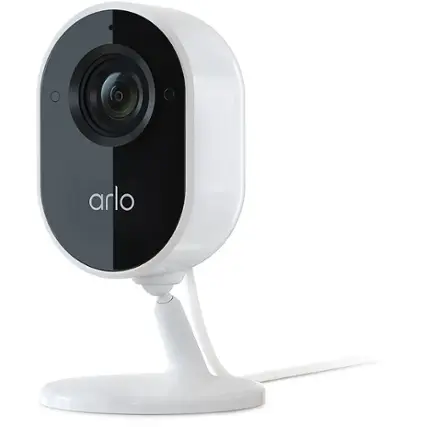 Front. Arlo - Refurbished Essential Indoor Camera - White.