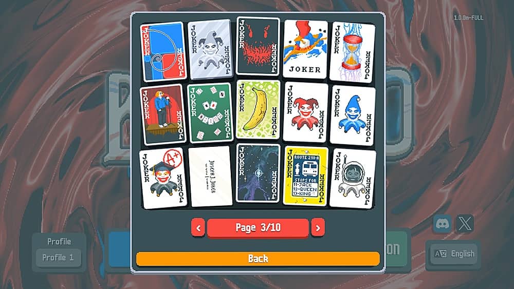 Profile 1: Joker Joker Coxe
Page 3/10: Back