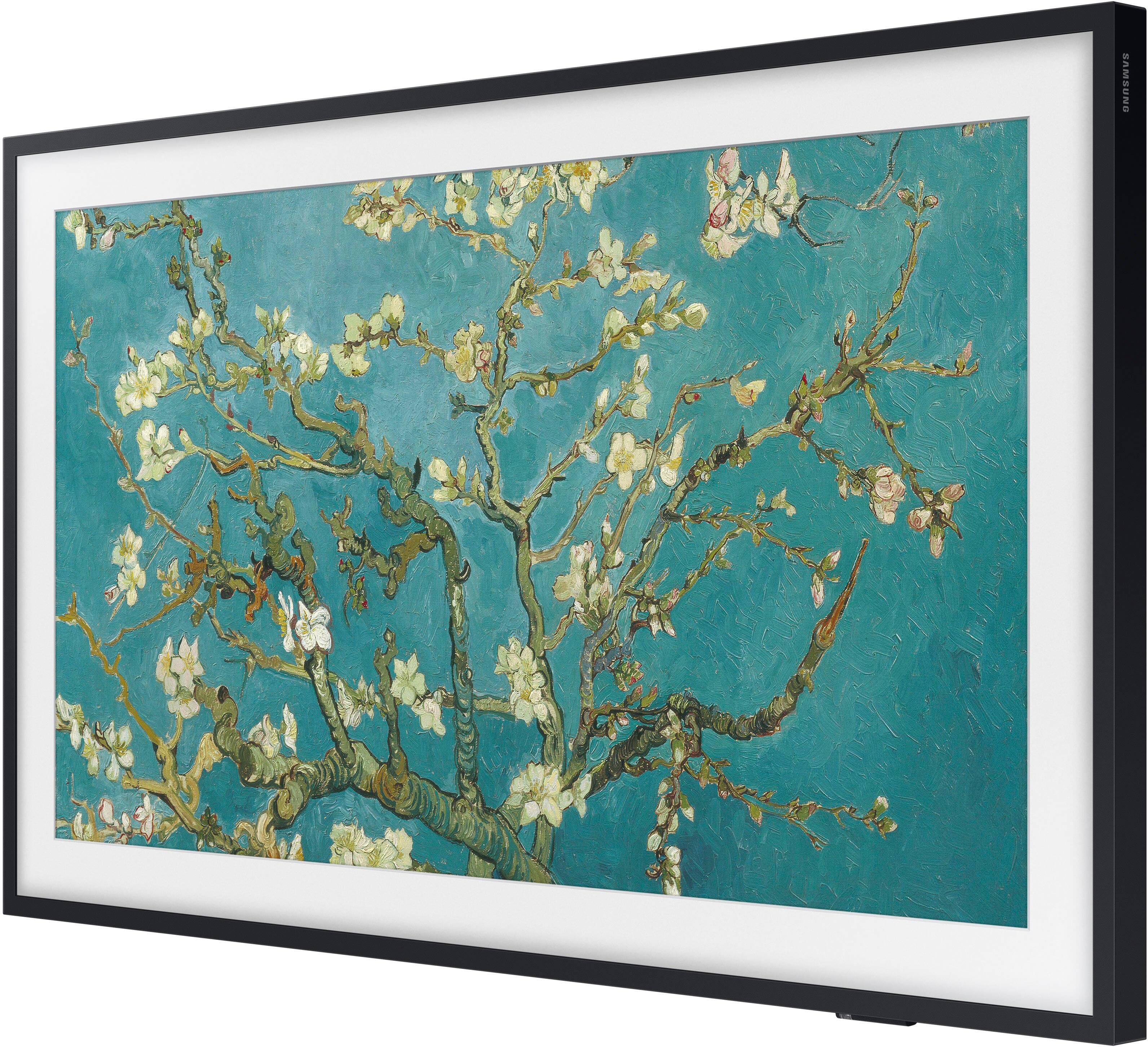 Alt View 12. Samsung - 55" Class The Frame QLED 4K UHD Smart Tizen TV - Charcoal Black.