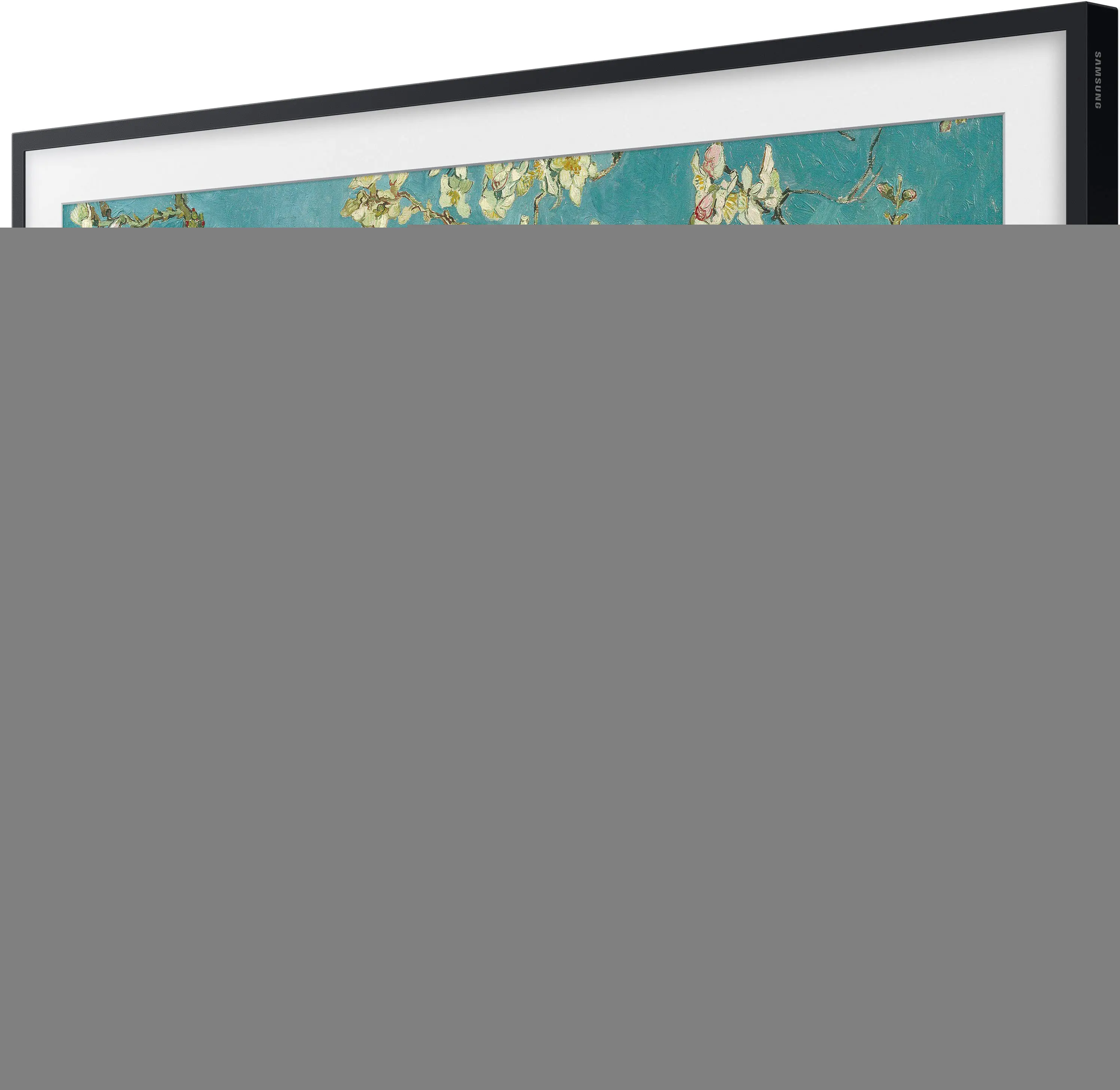 Alt View 15. Samsung - 55" Class The Frame QLED 4K UHD Smart Tizen TV - Charcoal Black.