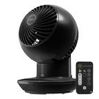 Front. WOOZOO - IRIS USA WOOZOO Oscillating 4-in-1 Air Circulator Fan - Black.