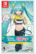 Fitness Boxing feat. Hatsune Miku Exercise with Miku EVERYONE E ESRB AKSYS IMAGINEER GAMES C