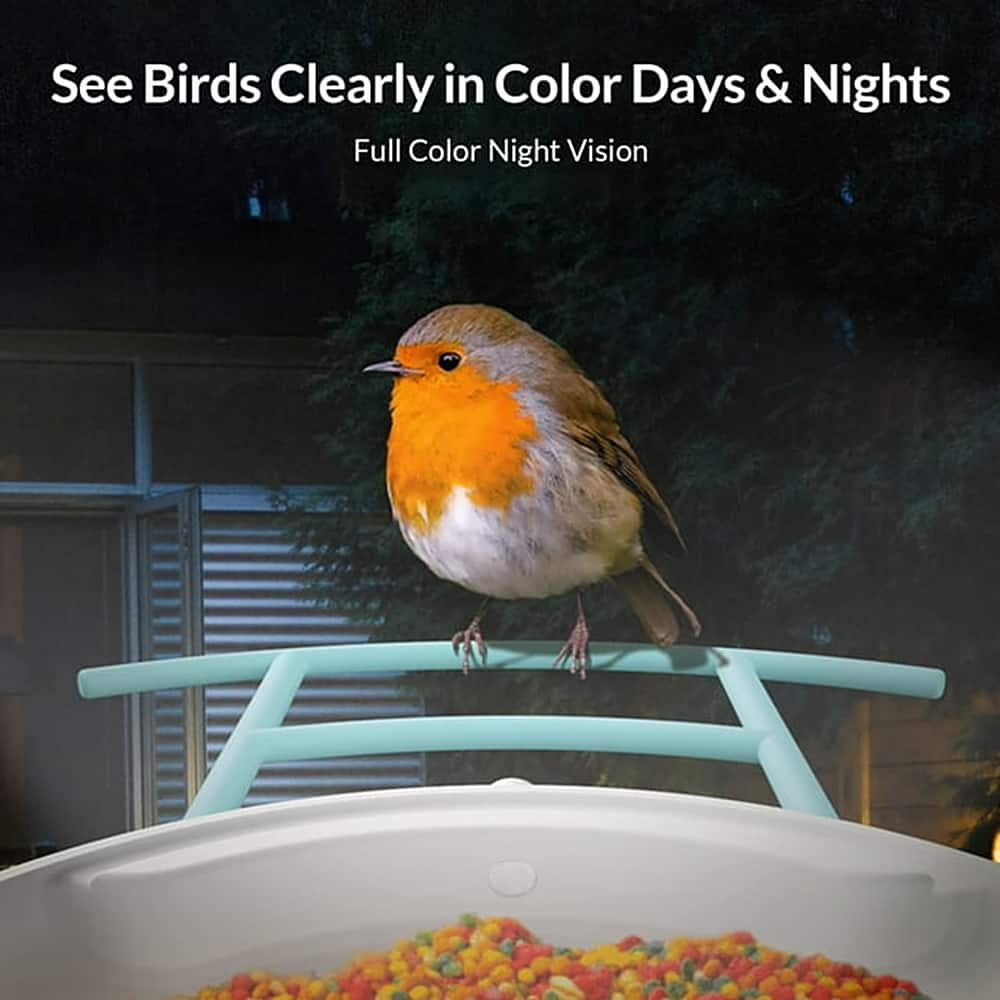 See Birds Clearly in Color Days & Nights Full Color Night Vision.