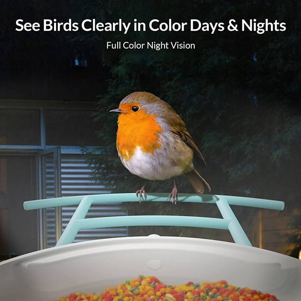See Birds Clearly in Color Days & Nights Full Color Night Vision.