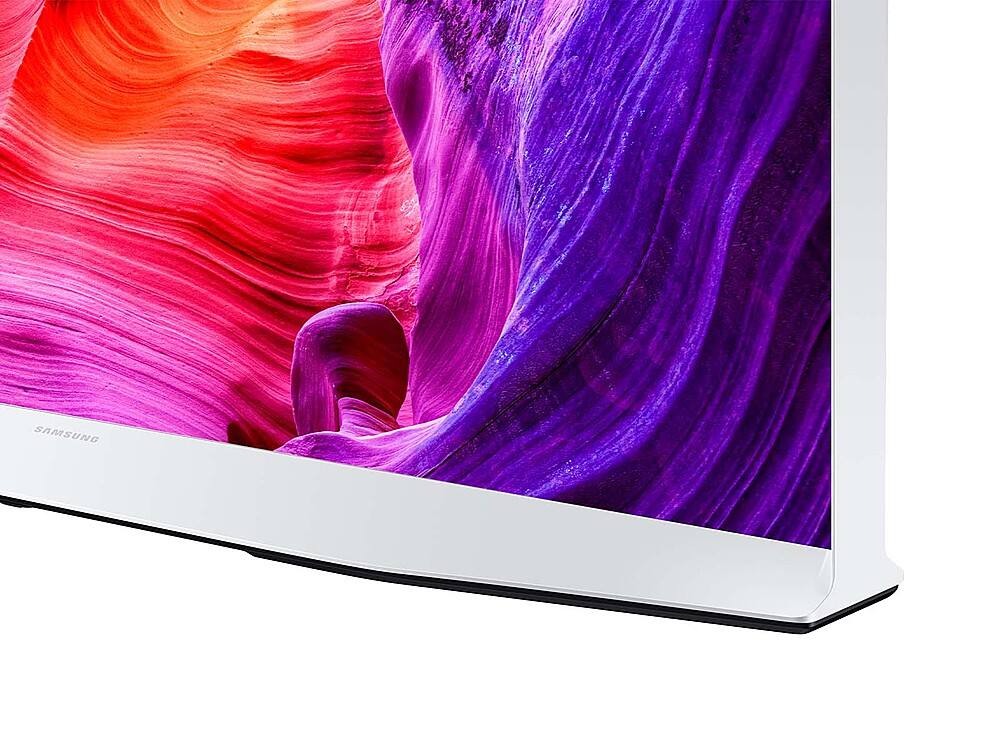 Alt View 15. Samsung - 65” Class LS01D Series The Serif QLED 4K Smart TV - CLOUD WHITE.