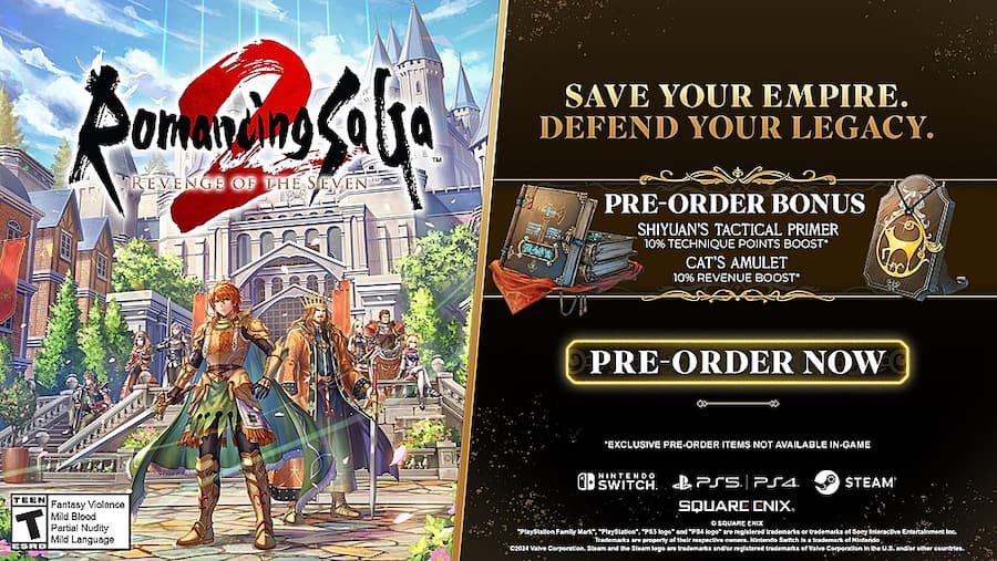 Romancing SaGa 2: Revenge of the Seven Nintendo Switch Romancing SaGa 2: Revenge of the Seven Nintendo Switch